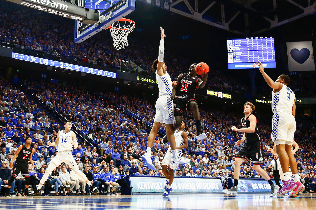 Nick Richards.

Kentucky beat Utah 88-61 on Saturday, December 15, 2018, in Lexington's Rupp Arena.

Photo by Chet White | UK Athletics