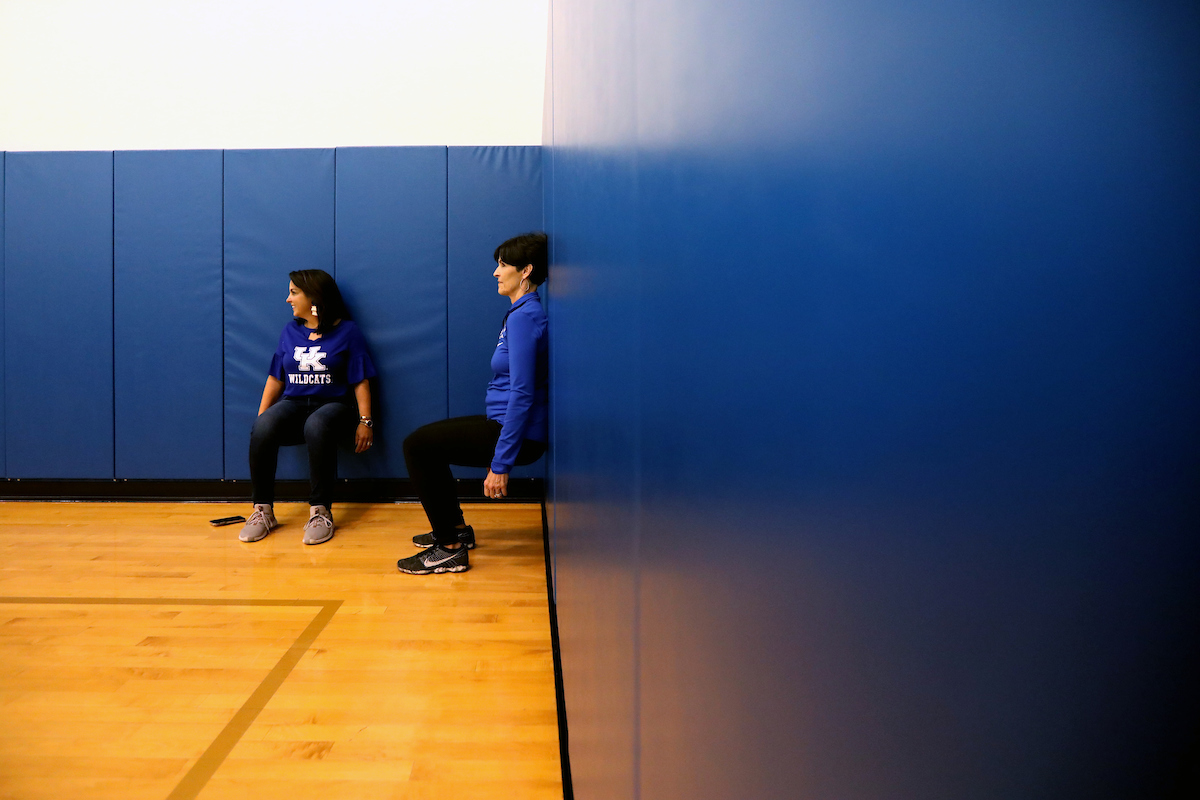 UK MBB hosts 2018 women's clinic at the Joe Craft Center in Lexington, KY,

Photo by Quinn Foster