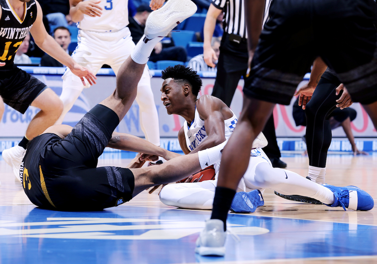 Ashton Hagans

UK Men's Basketball beat Winthrop University 87-74 on Wednesday, November 21, 2018.

Photo by Britney Howard  | UK Athletics