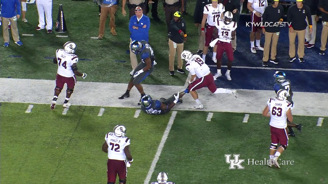 FB: South Carolina 10, Kentucky 24