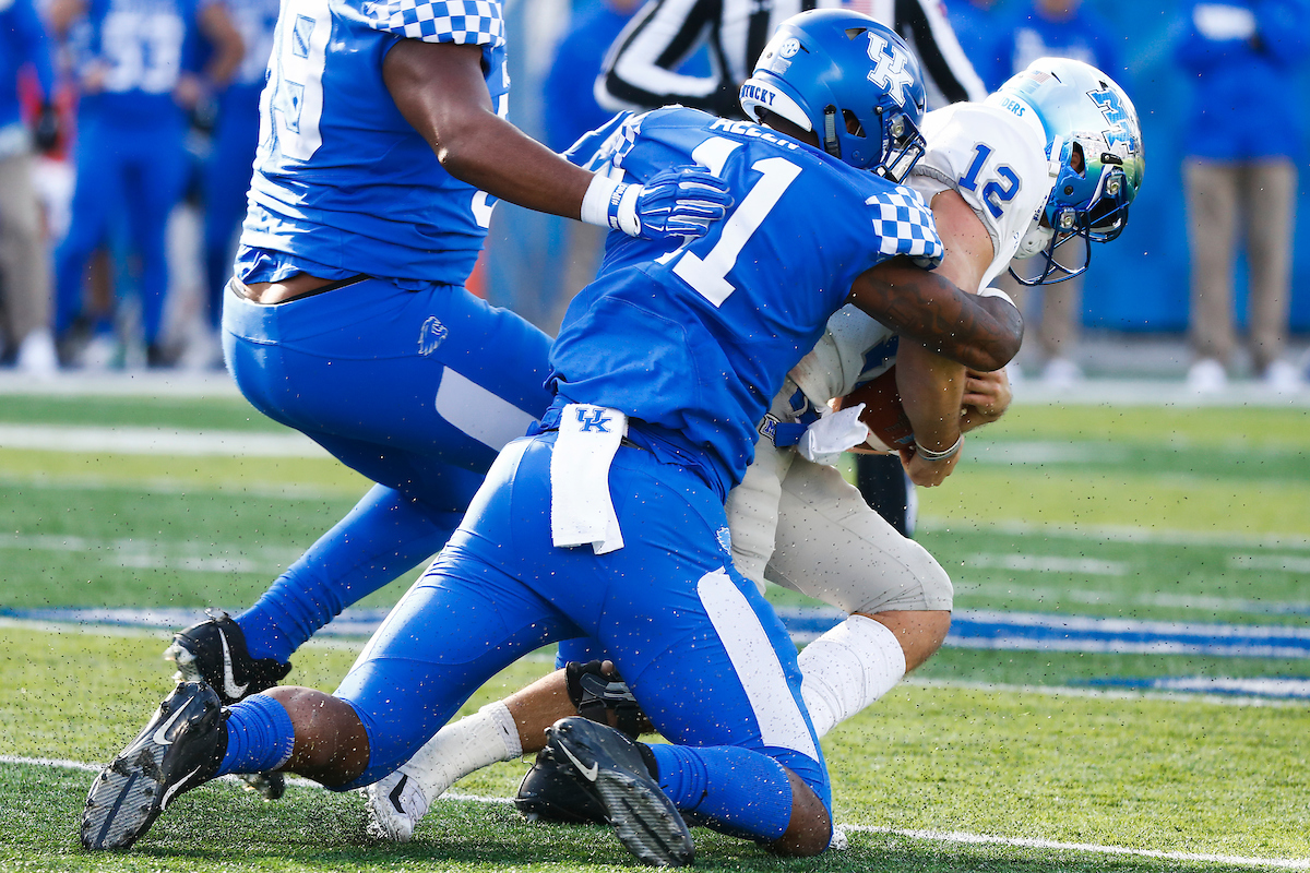 Josh Allen.

UK football beats MTSU 34-23 on Senior Day at Kroger Field.

Photo by Chet White | UK Athletics