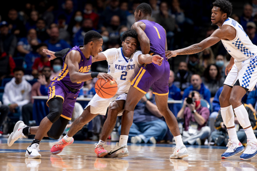 Sahvir Wheeler. Keion Brooks Jr.

Kentucky beat Miles College, 80-71.

Photos by Chet White | UK Athletics