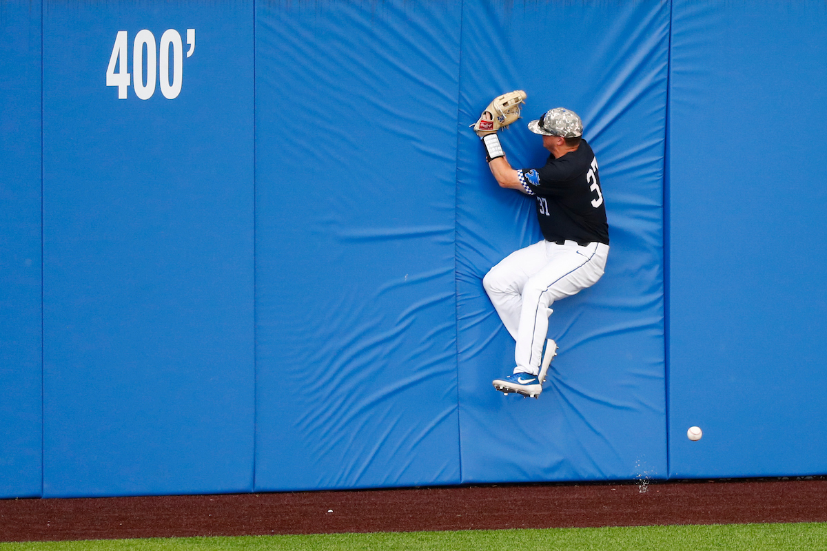 Cam Hill.

Kentucky falls to Arkansas 5-2.