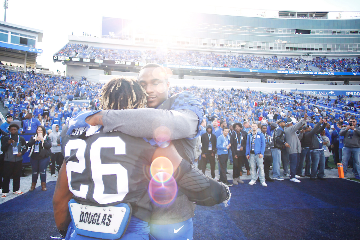 Benny Snell. Derrick Baity.

Georgia beats UK 34-17.

Photo by Chet White | UK Athletics