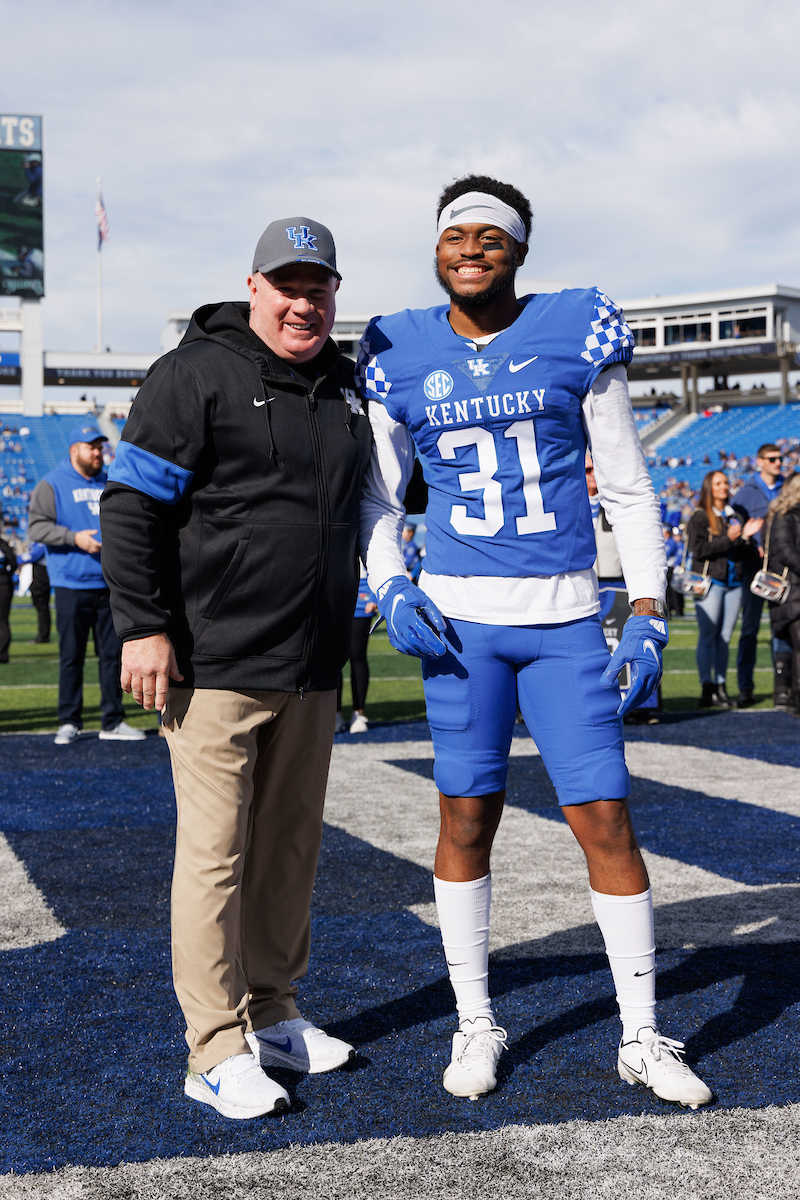 Darren Edmond.

Kentucky beat New Mexico State 56-16.

Photo by Elliott Hess | UK Athletics