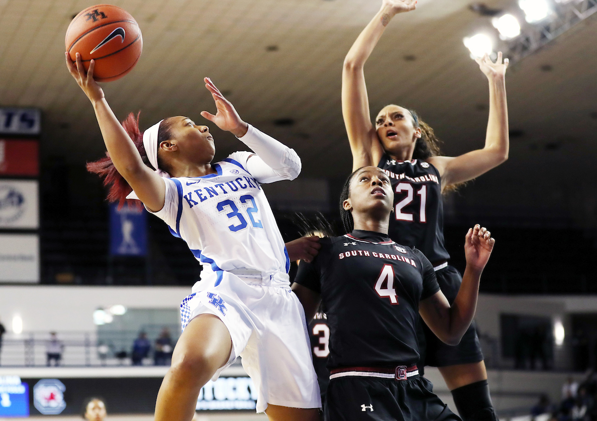 Jaida Roper
The UK Women's Basketball falls to South Carolina. 

Photo by Britney Howard | UK Athletics