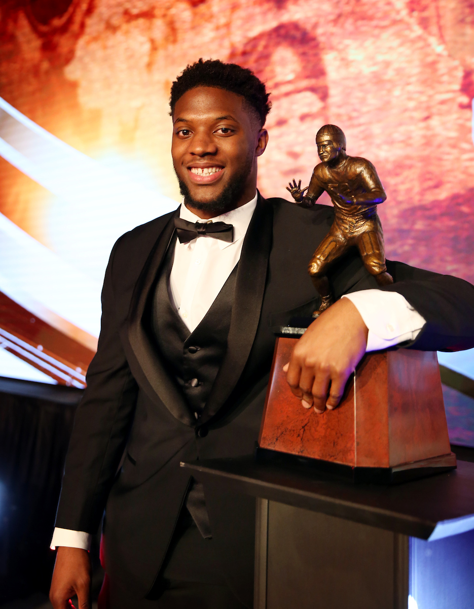 Josh Allen wins the 2018 Nagurski Defensive Player of the Year.  

Photo by Britney Howard  | UK Athletics