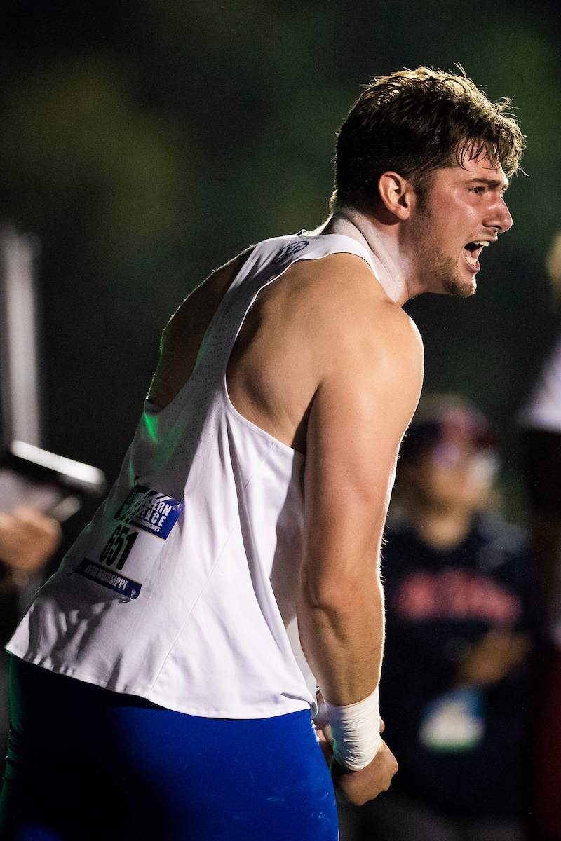 Joshua Sobota.

SEC Outdoor Track and Field Championships Day 2.

Photo by Elliott Hess | UK Athletics