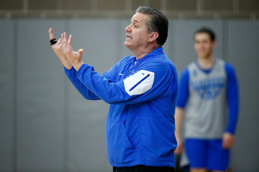 John Calipari.

Photos from the University of Kentucky men's basketball closed practice, media pressers, and an open practice at Taco Bell Arena in Boise, ID., on Wednesday, March 14, 2018.

Photo by Chet White | UK Athletics