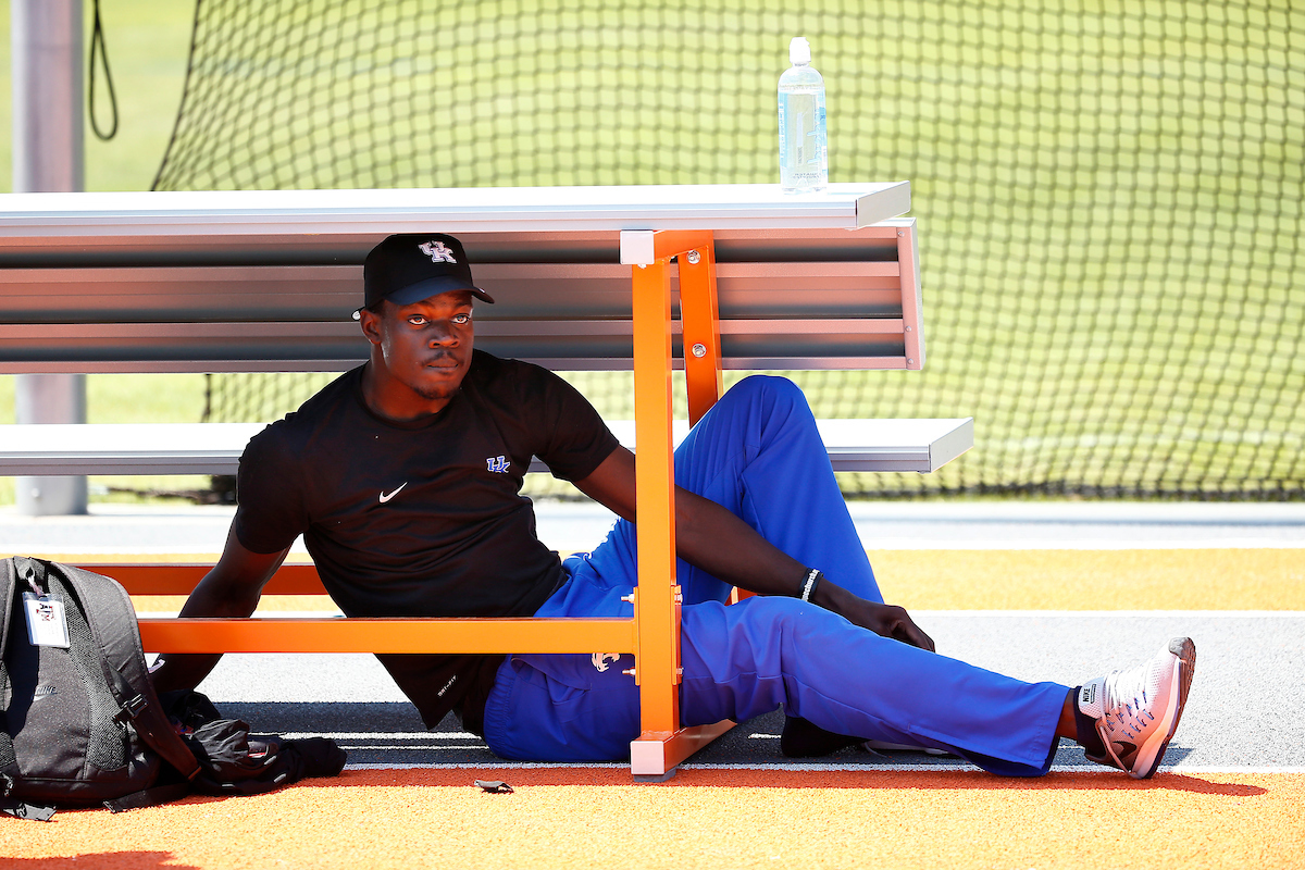 Travis Riley.

Day two of the 2018 SEC Outdoor Track and Field Championships on Saturday, May 12, 2018, at Tom Black Track in Knoxville, TN.

Photo by Chet White | UK Athletics