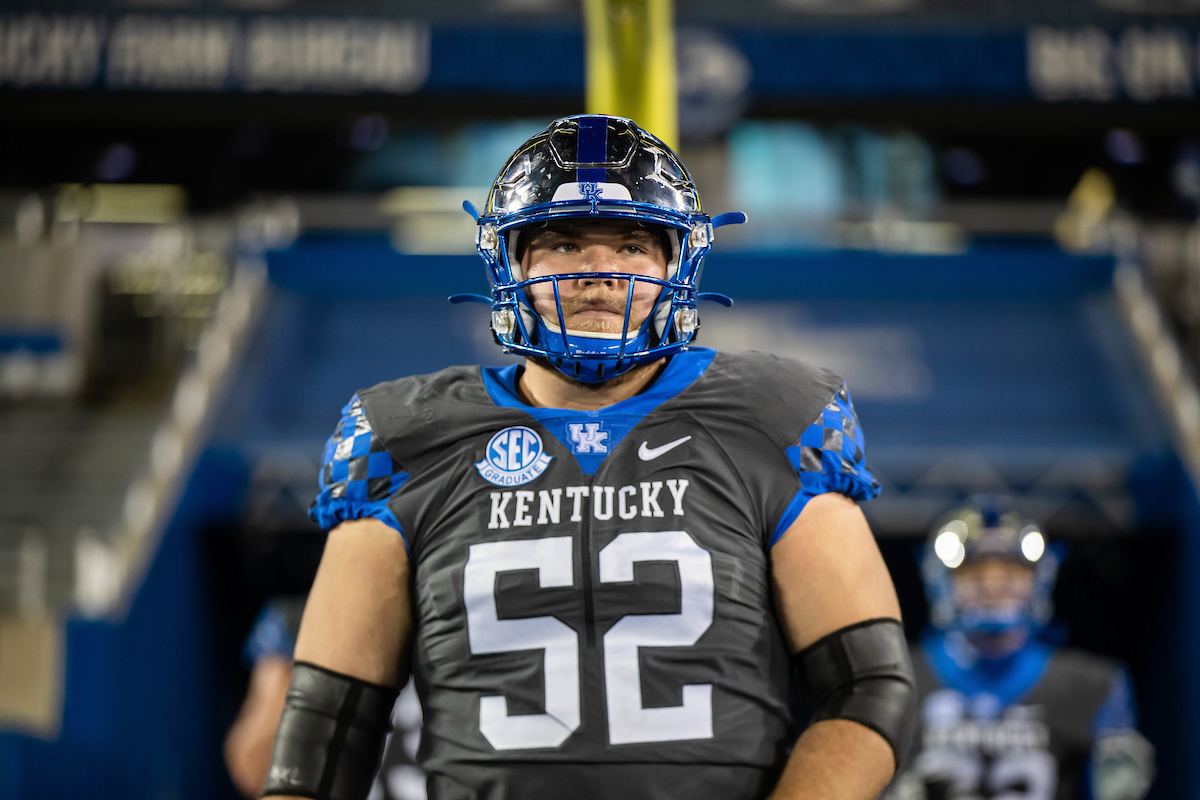 Drake JacksonKentucky beats South Carolina, 41-18.Photo by Jacob Noger | UK Football