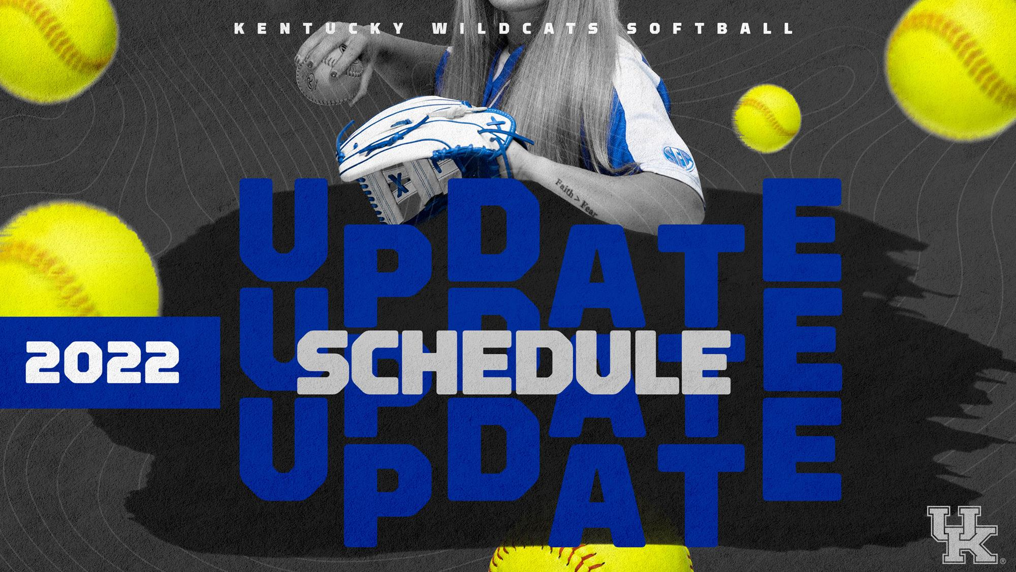 Kentucky Softball Adjusts Bluegrass Classic Weekend Schedule