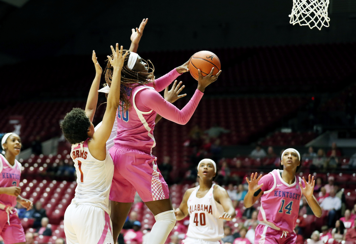 Rhyne Howard

The UK Women's Basketball team beat Alabama.
Photo by Britney Howard | UK Athletics