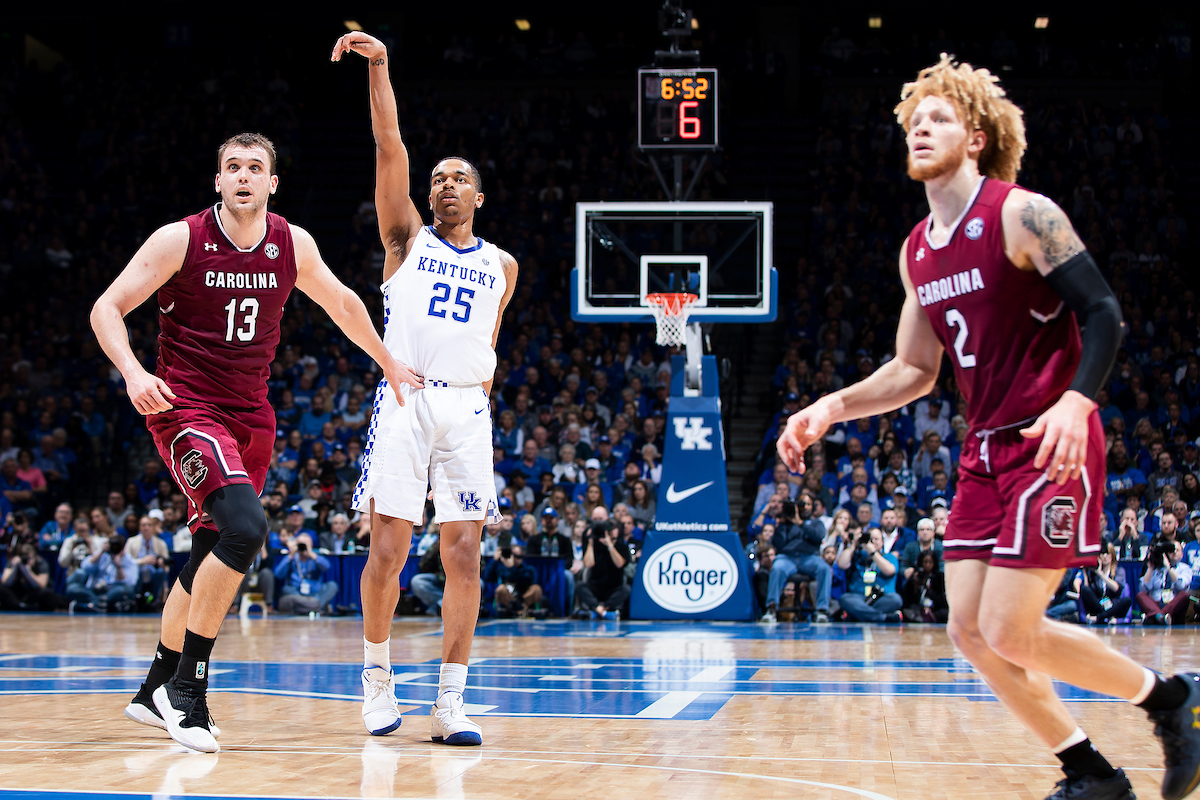 PJ Washington.

The University of Kentucky men's basketball team beats South Carolina 76-48.

Photo by Chet White| UK Athletics