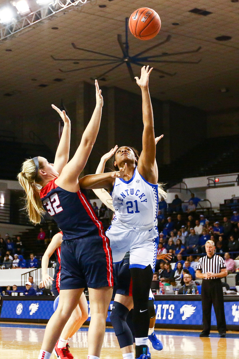 Ogechi Anyagaligbo. 

Kentucky beats Samford 79-49.  

Photo by Eddie Justice | UK Athletics
