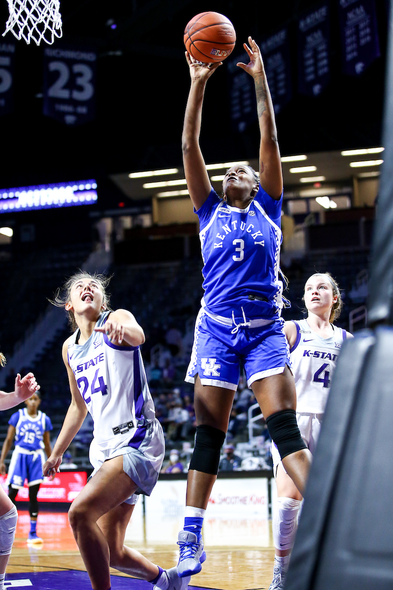 Keke McKinney.  

Kentucky beat Kansas State 60-49.

Photo by Eddie Justice | UK Athletics