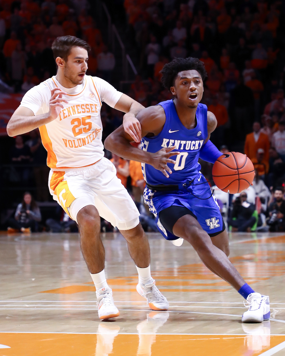Ashton Hagans.

Kentucky beat Tennessee, 77-64.

Photo by Elliott Hess | UK Athletics