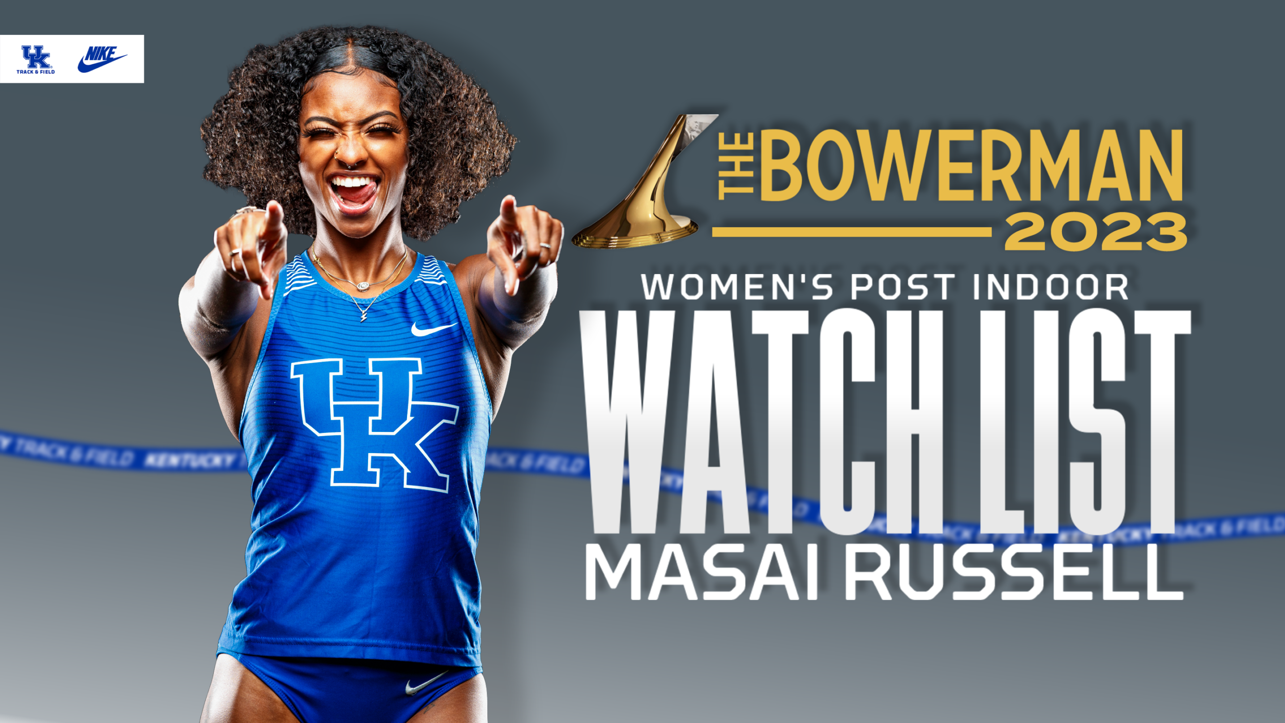 Masai Russell Remains on The Bowerman Watchlist