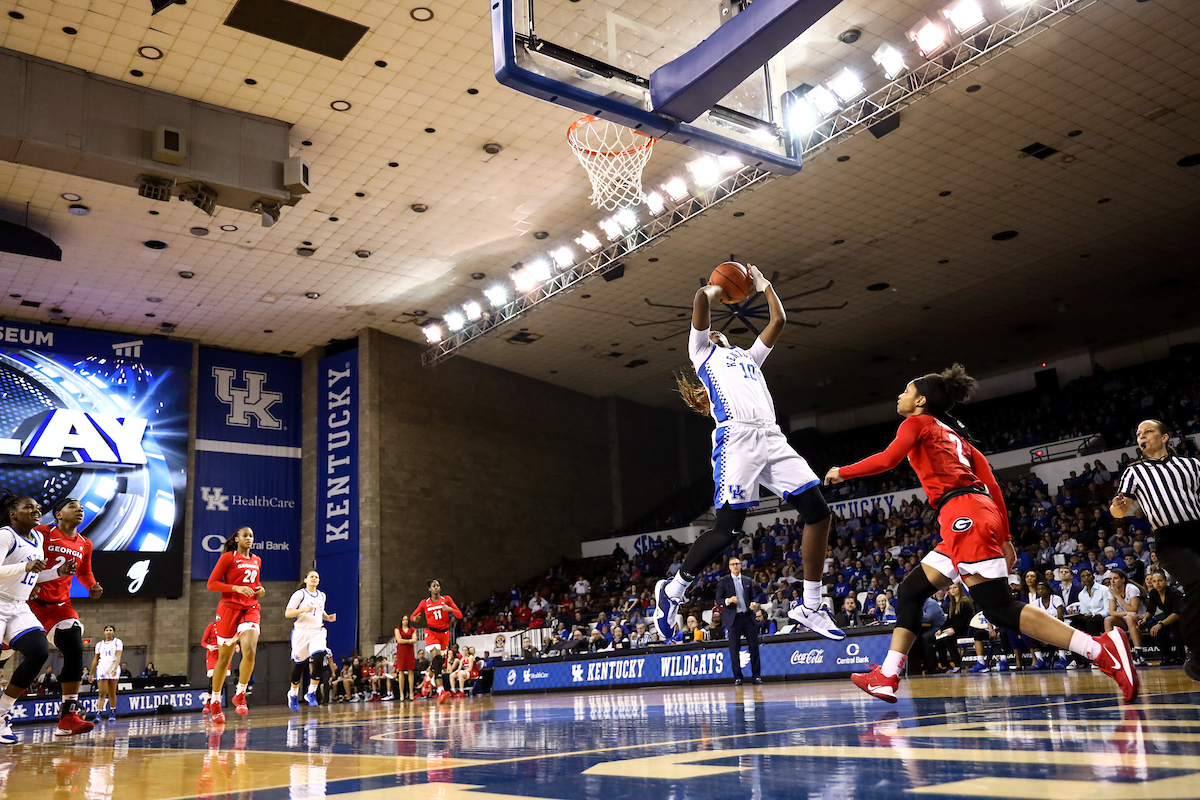 Rhyne Howard. 

Kentucky beat Georgia 88-77.

Photo by Eddie Justice | UK Athletics