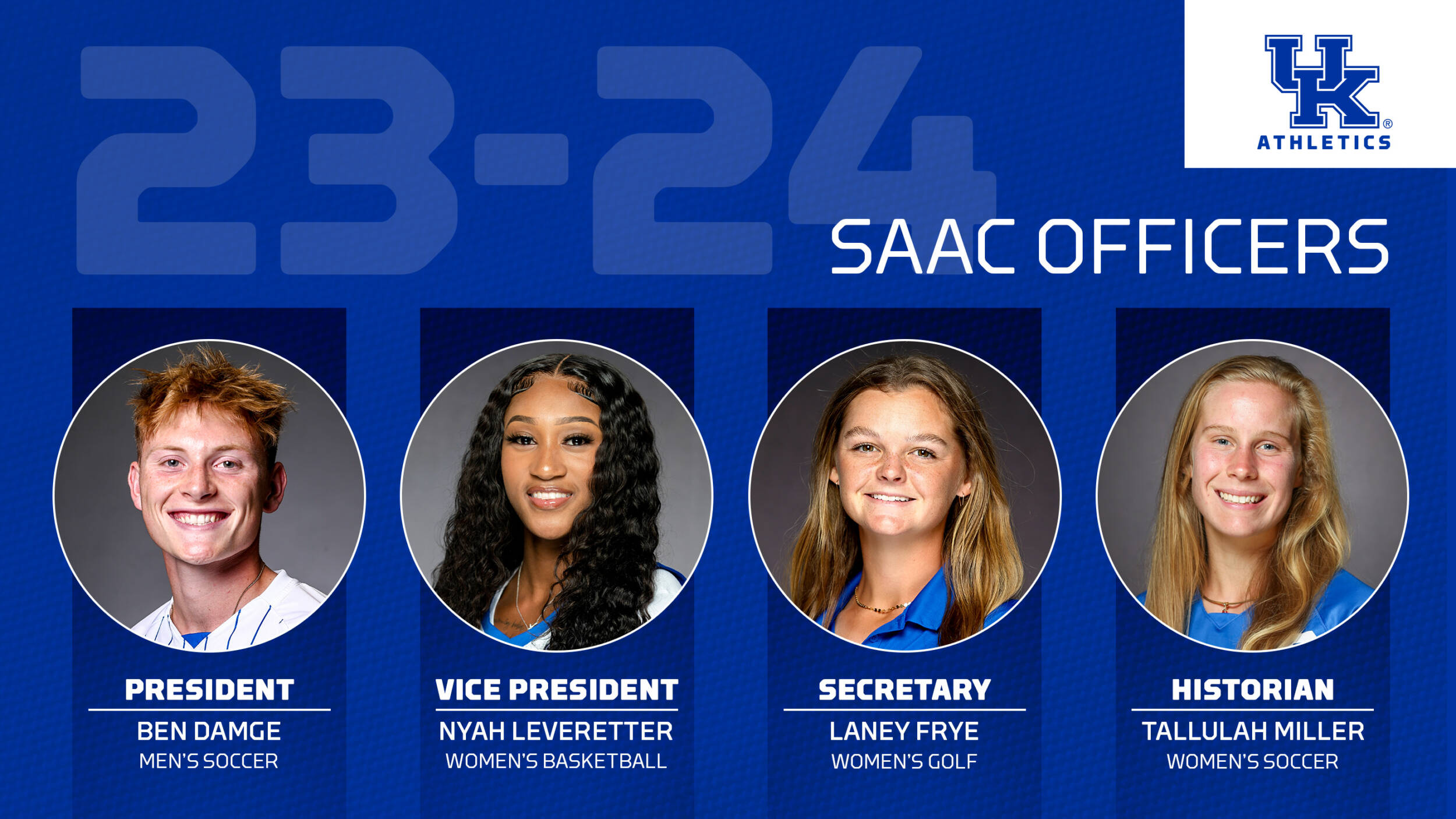 UK Athletics SAAC Announces Officers for 2023-24