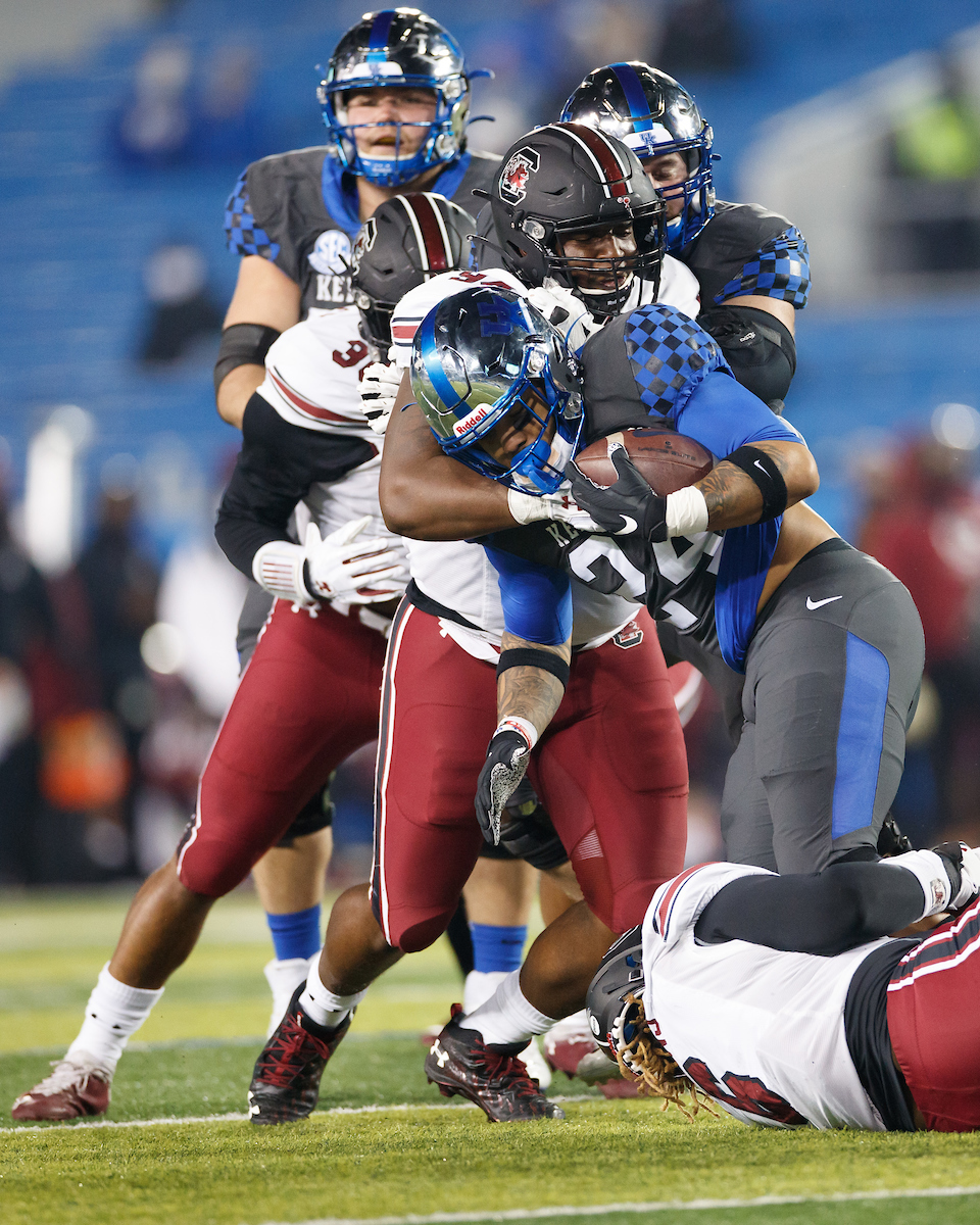 CHRIS RODRIGUEZ JR..

Kentucky beats South Carolina, 41-18.

Photo by Elliott Hess | UK Athletics