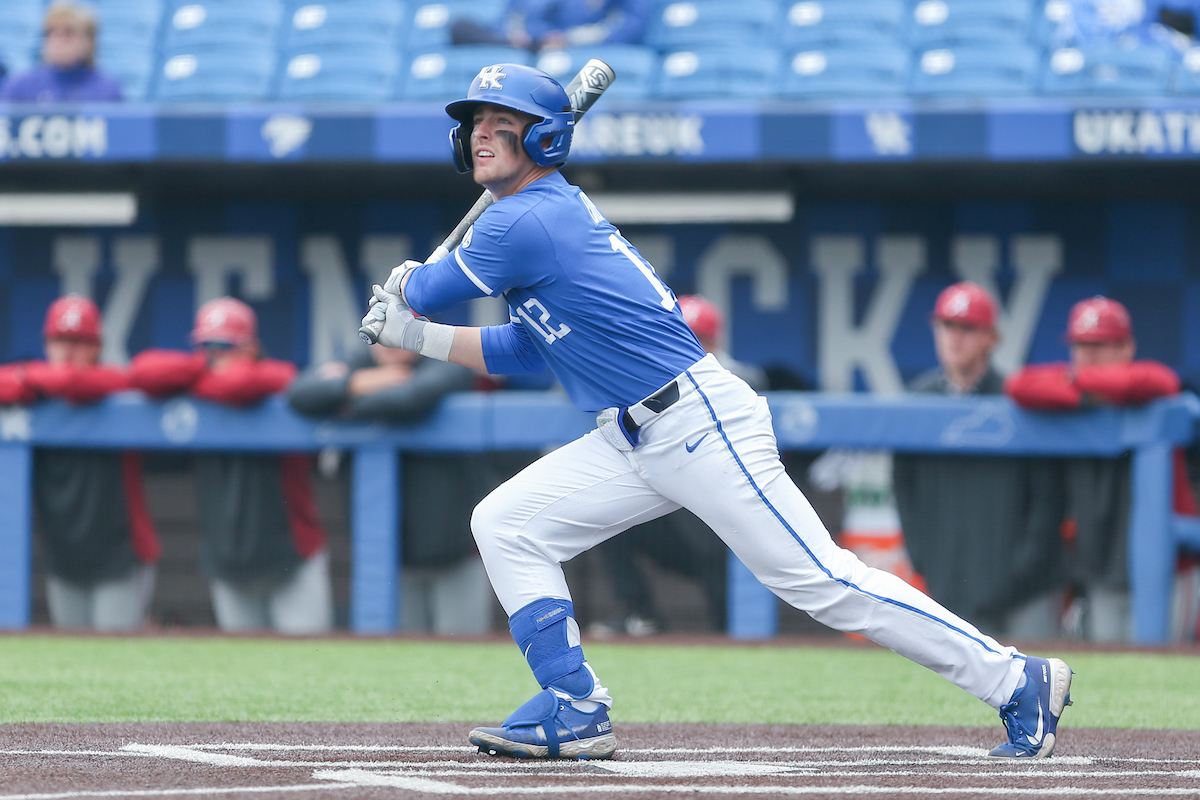 Chase Estep.

Kentucky beats Alabama 5 - 2.

Photo by Sarah Caputi | UK Athletics