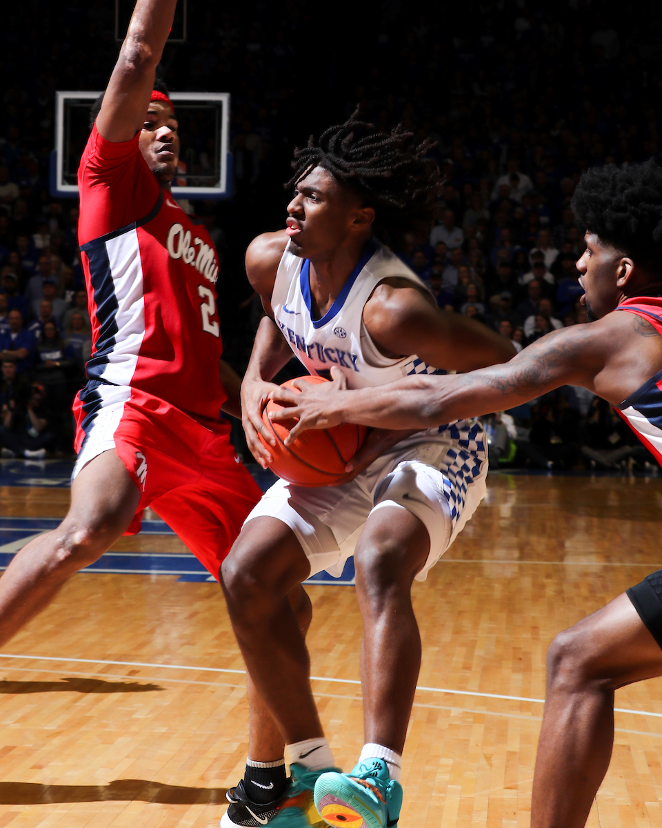 Tyrese Maxey.

UK beat Ole Miss 67-62.

Photo by Elliott Hess | UK Athletics