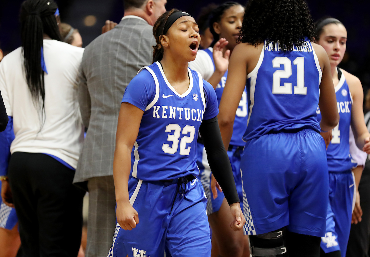 Jaida Roper

Kentucky Women's Basketball beat LSU 64-60. 

Photo by Britney Howard  | UK Athletics
