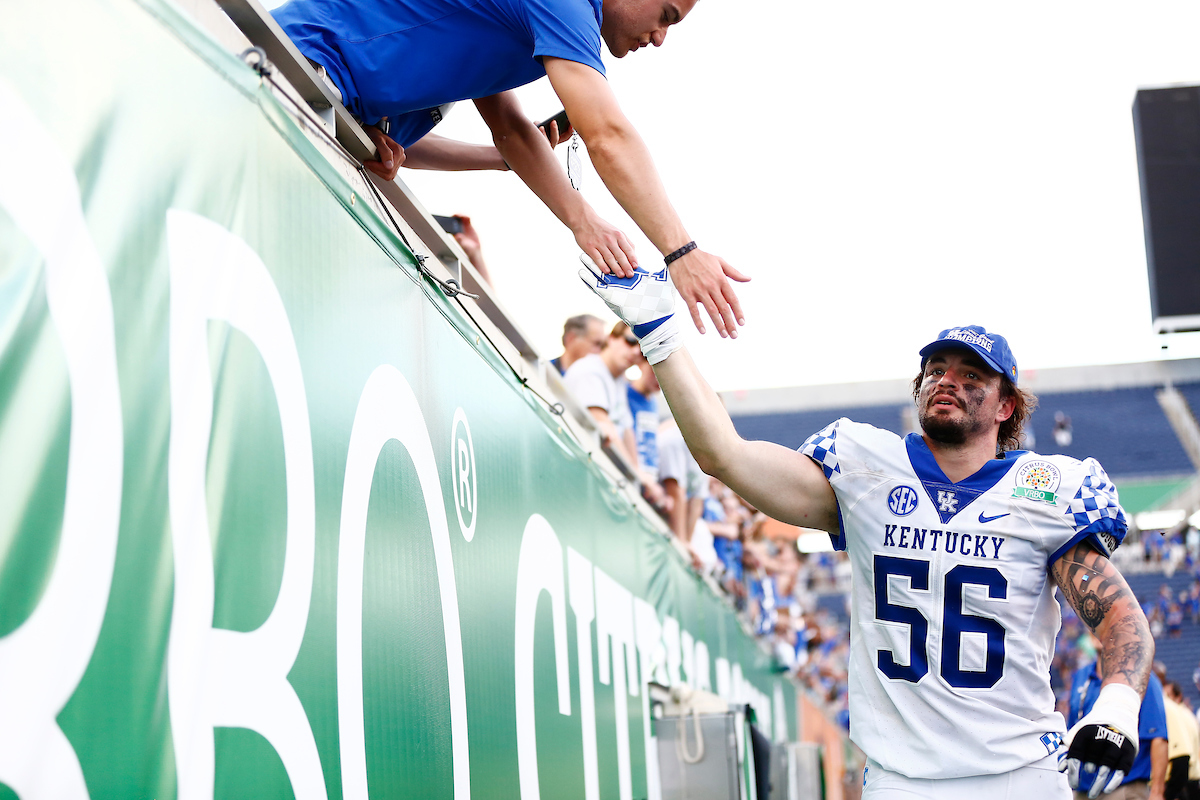 Kash Daniel.

The UK football team beat Penn State27-24 in the Citrus Bowl.

Photo by Chet White | UK Athletics