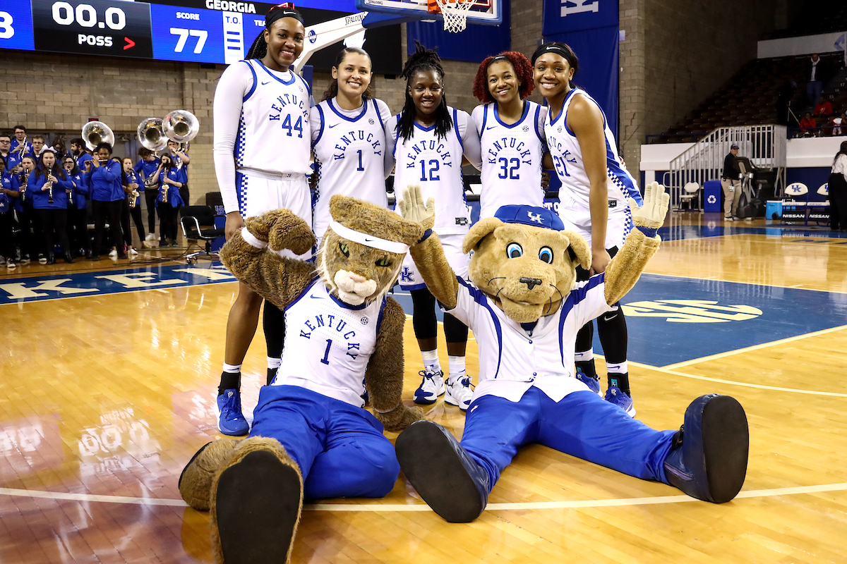 Seniors. 

Kentucky beat Georgia 88-77.

Photo by Eddie Justice | UK Athletics