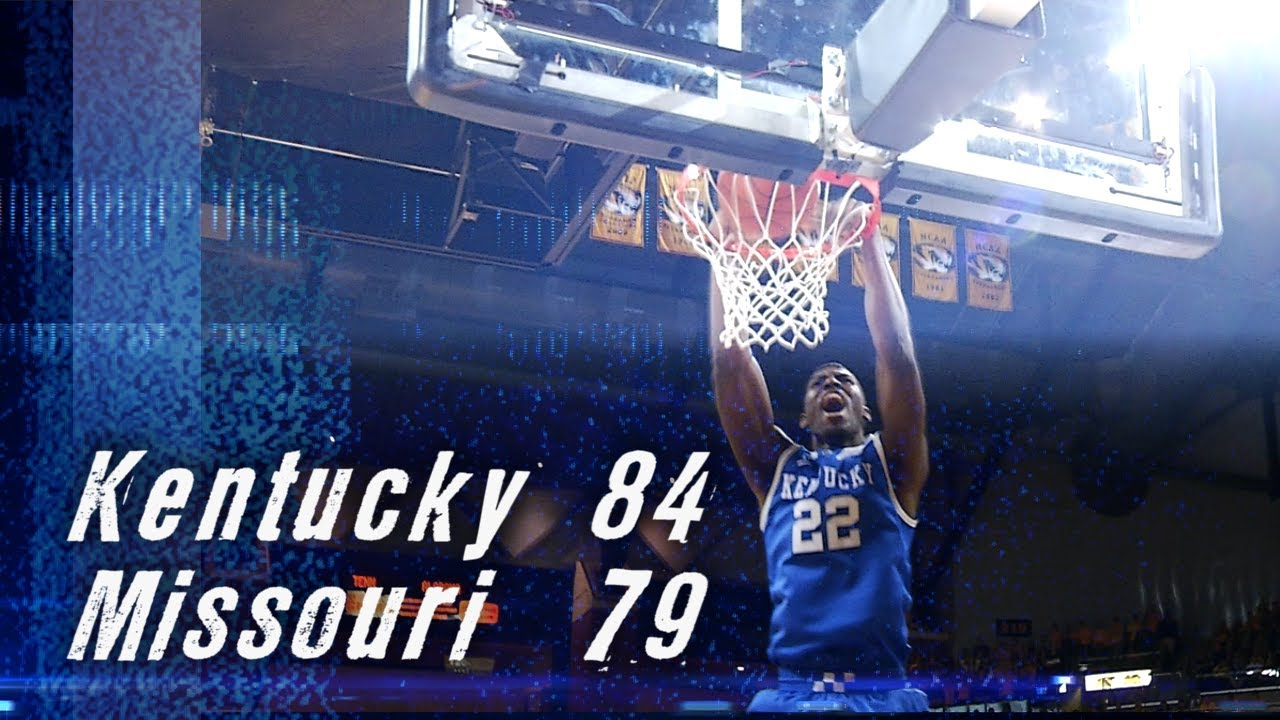 Kentucky Wildcats TV: Kentucky 84 Missouri 79