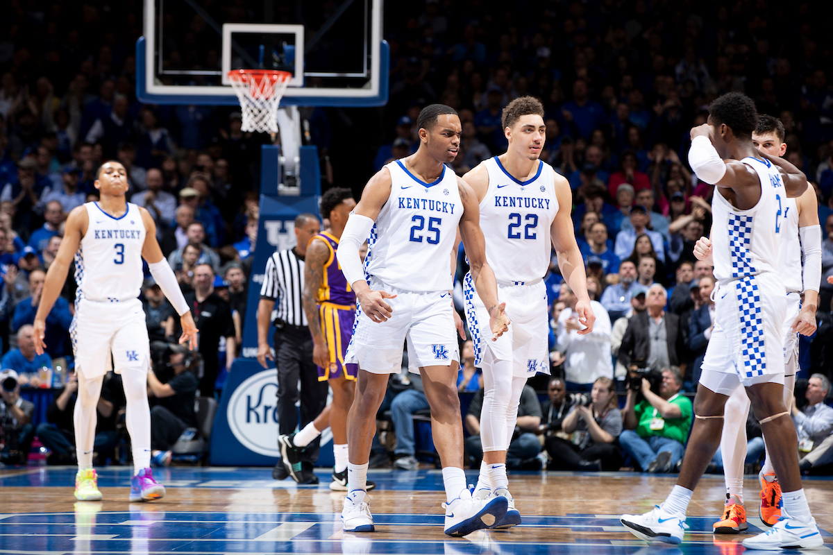 PJ Washington. Reid Travis.

UK falls to LSU 73-71.

Photo by Chet White | UK Athletics