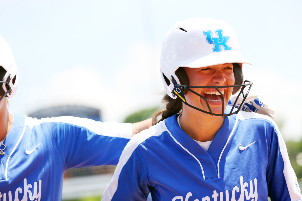 Bailey Vick

Softball beat Virginia Tech 8-1 in the second game of the NCAA Regional Tournament.

Photo by Britney Howard | UK Athletics