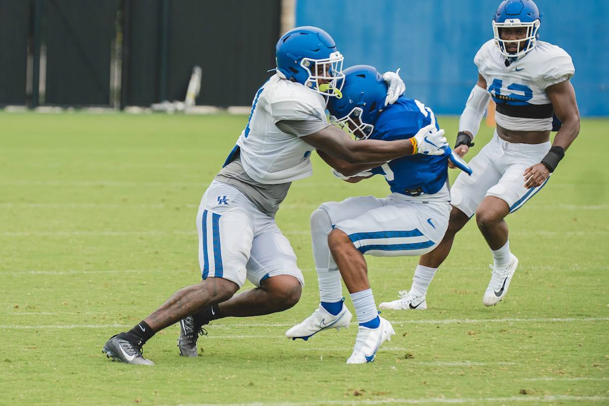Boogie Watson

UK Football Preseason Practice 2020

Photo by Brian Moriarty - UK Football