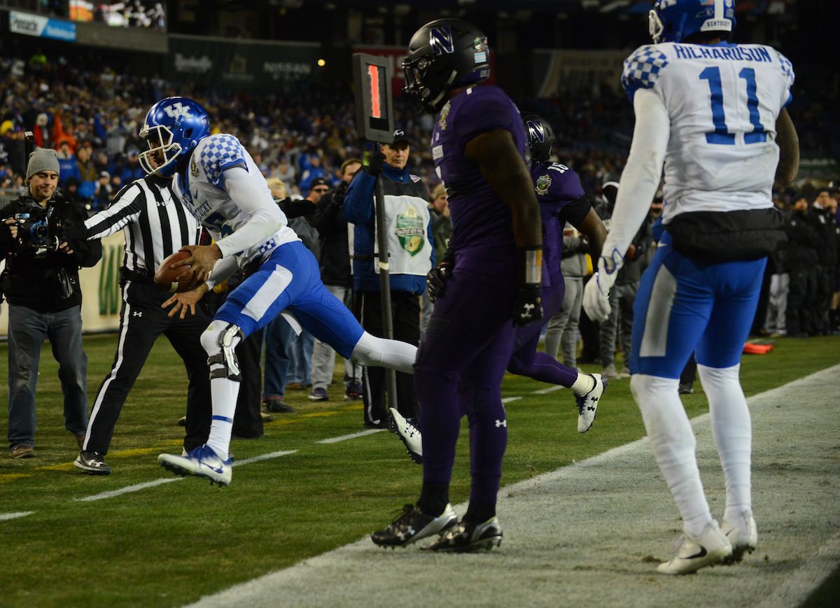 Stephen Johnson

The University of Kentucky football team falls to Northwestern 23-24 in the Music City Bowl on Friday, December 29, 2017, at Nissan Field in Nashville, Tn.