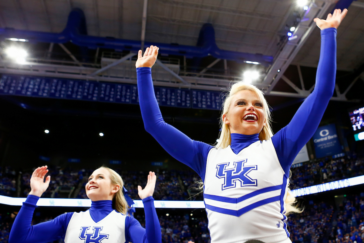 UK Cheerleader. 

UK beat Ole Miss 67-62

Photo By Barry Westerman | UK Athletics