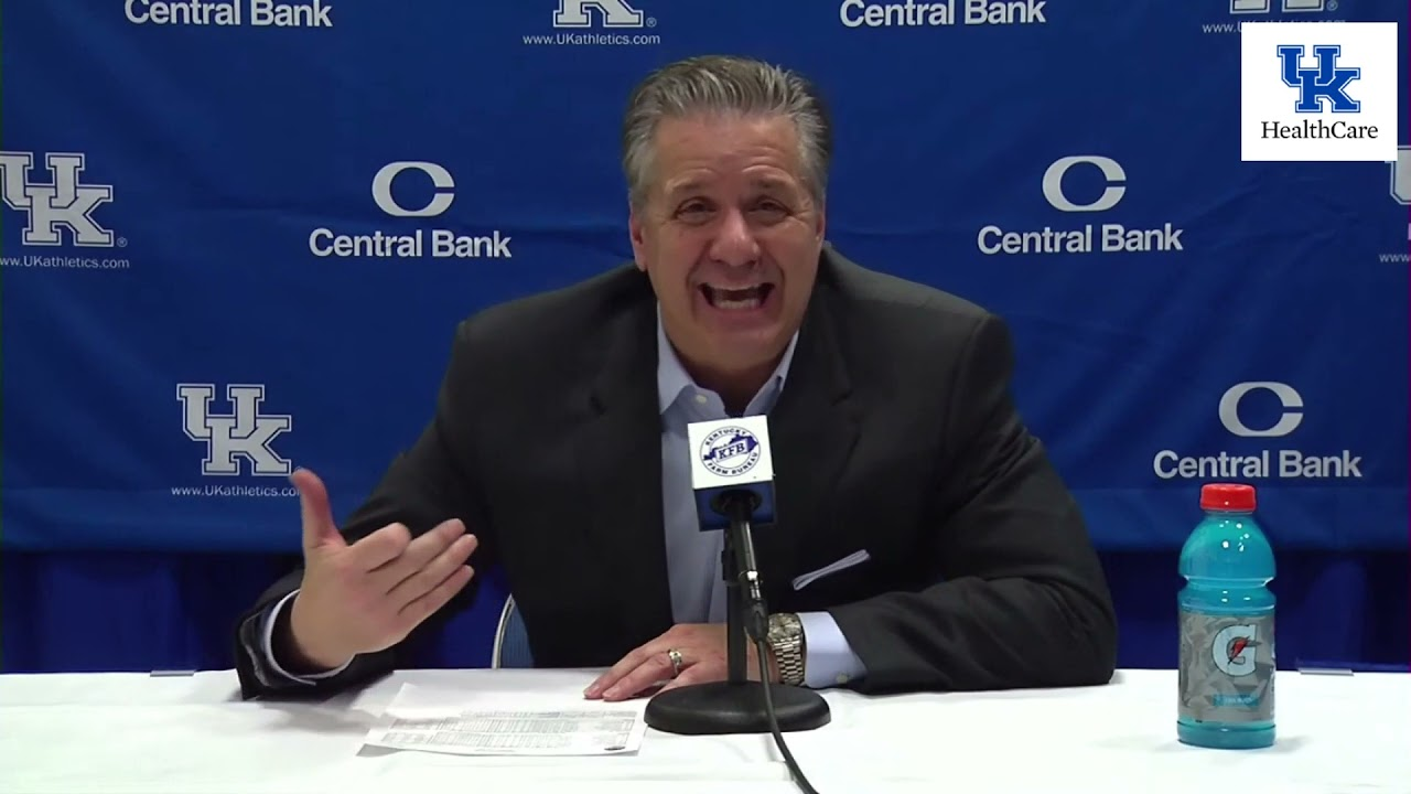 MBB: Coach Calipari, Mintz, and Washington - Georgia Postgame