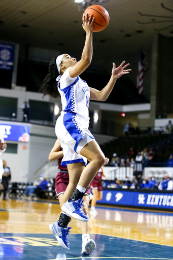 Jada Walker. 

Kentucky beat Lee 95-51.

Photo by Eddie Justice | UK Athletics