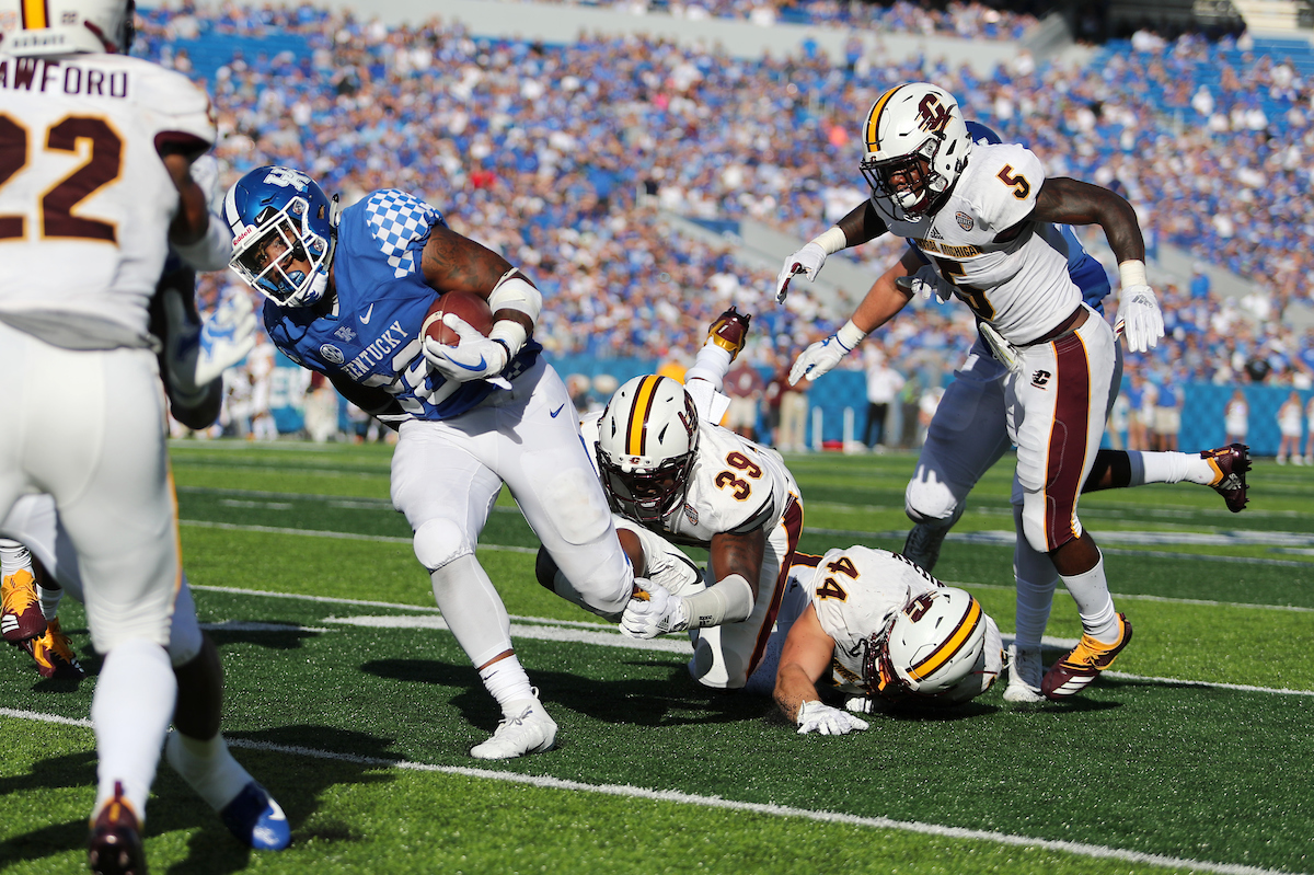 Benny Snell

Kentucky Football beats Central Michigan 35-20.

Photo by Britney Howard | UK Athletics