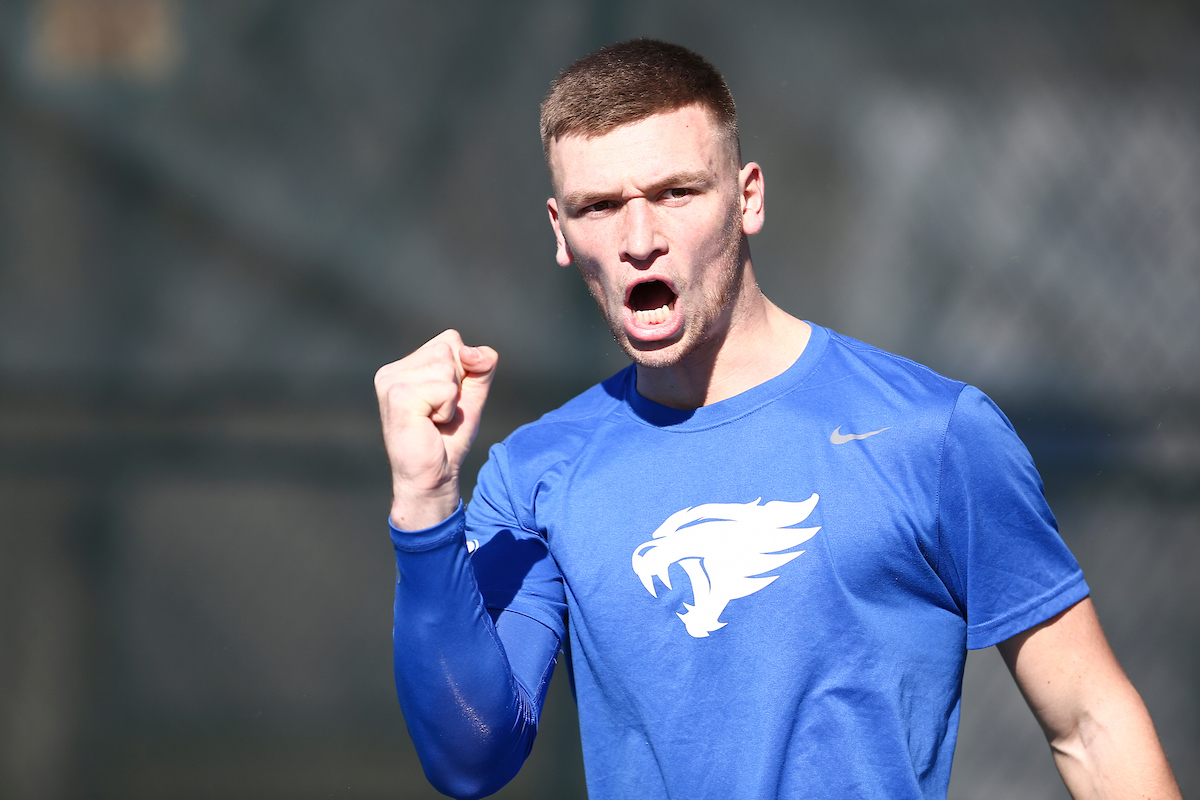 Millen Hurrion.

Kentucky falls to Oklahoma 5-2.

Photo by Hannah Phillips | UK Athletics