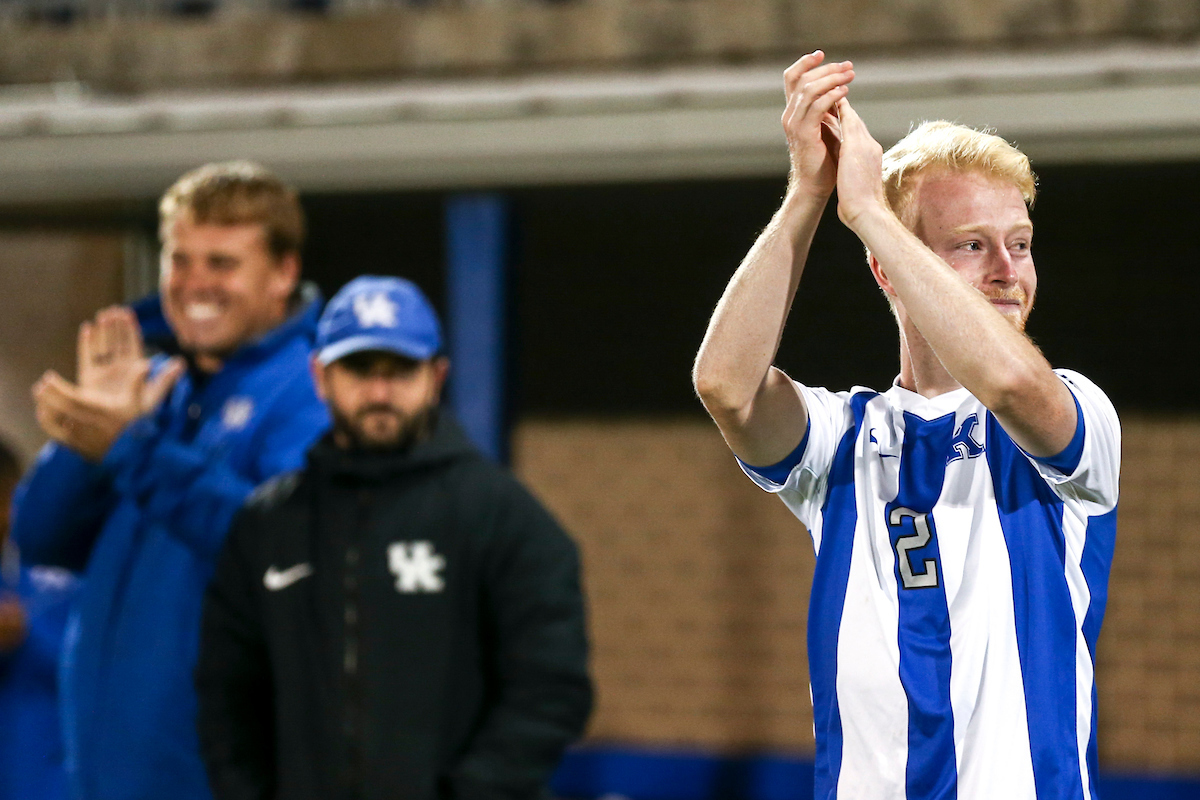Robert Screen.

Kentucky MSOC Recognizes 14 Seniors.

Photo by Grace Bradley | UK Athletics