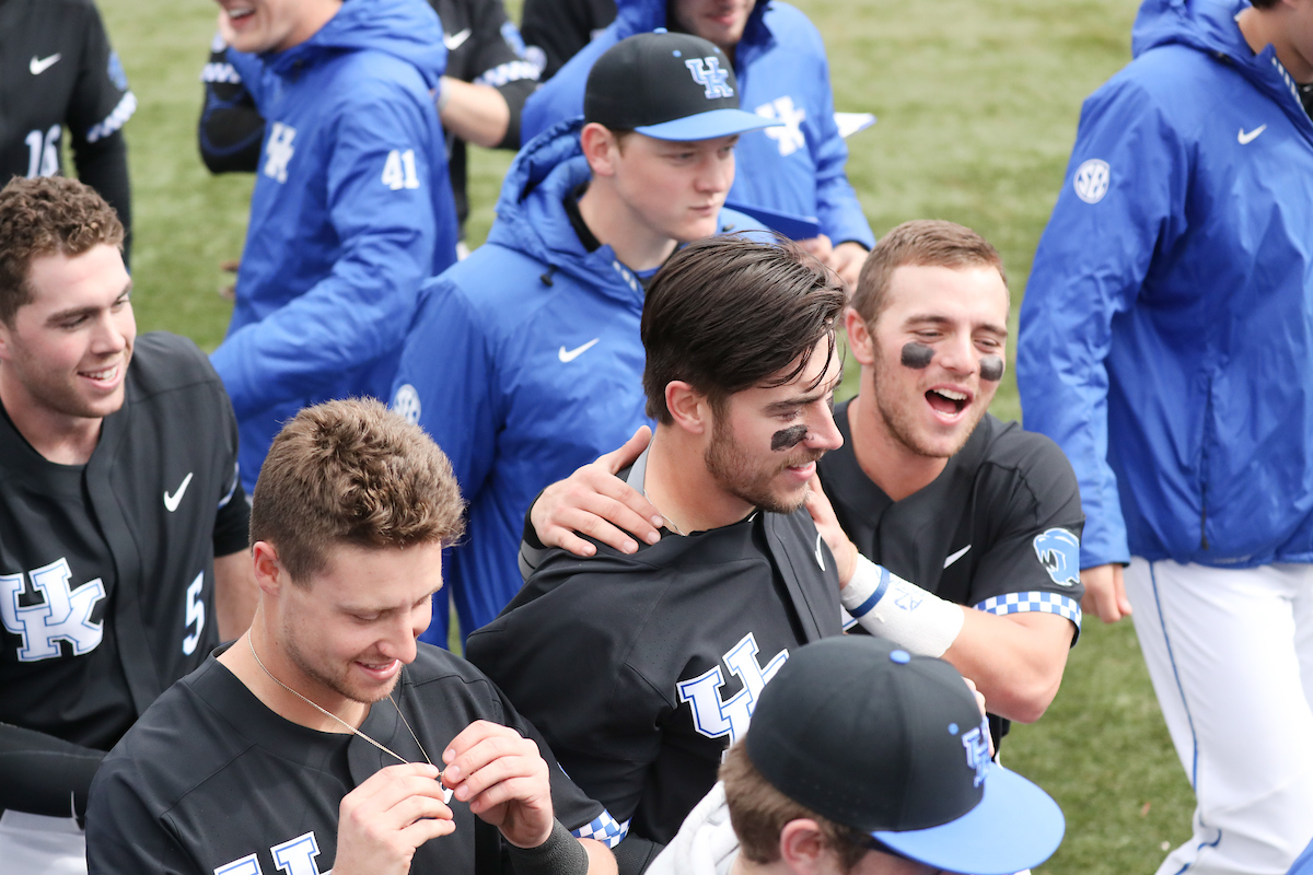 The University of Kentucky baseball team beats Oakland 15-6 on Sunday, February 25, 2018 at Cliff Hagen Stadium in Lexington, Ky.

Photo by Elliott Hess | UK Athletics