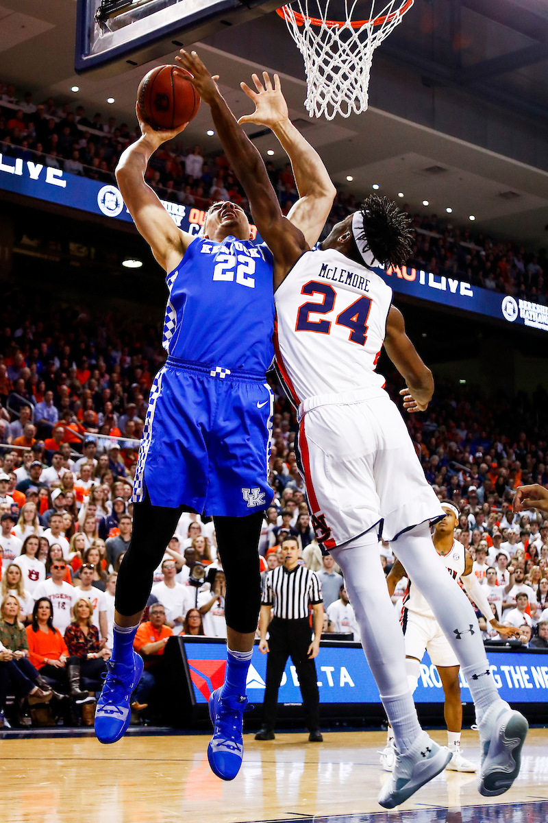 Reid Travis.

Kentucky beat Auburn 82-80 at Auburn Arena in Auburn, AL., on Saturday, January 19, 2019.

Photo by Chet White | UK Athletics