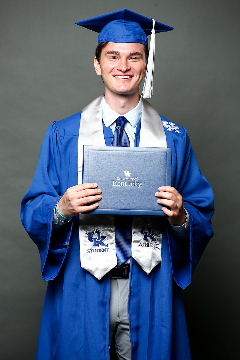 Riley Welch.

2020-21 Graduation.

Photo by Eddie Justice | UK Athletics