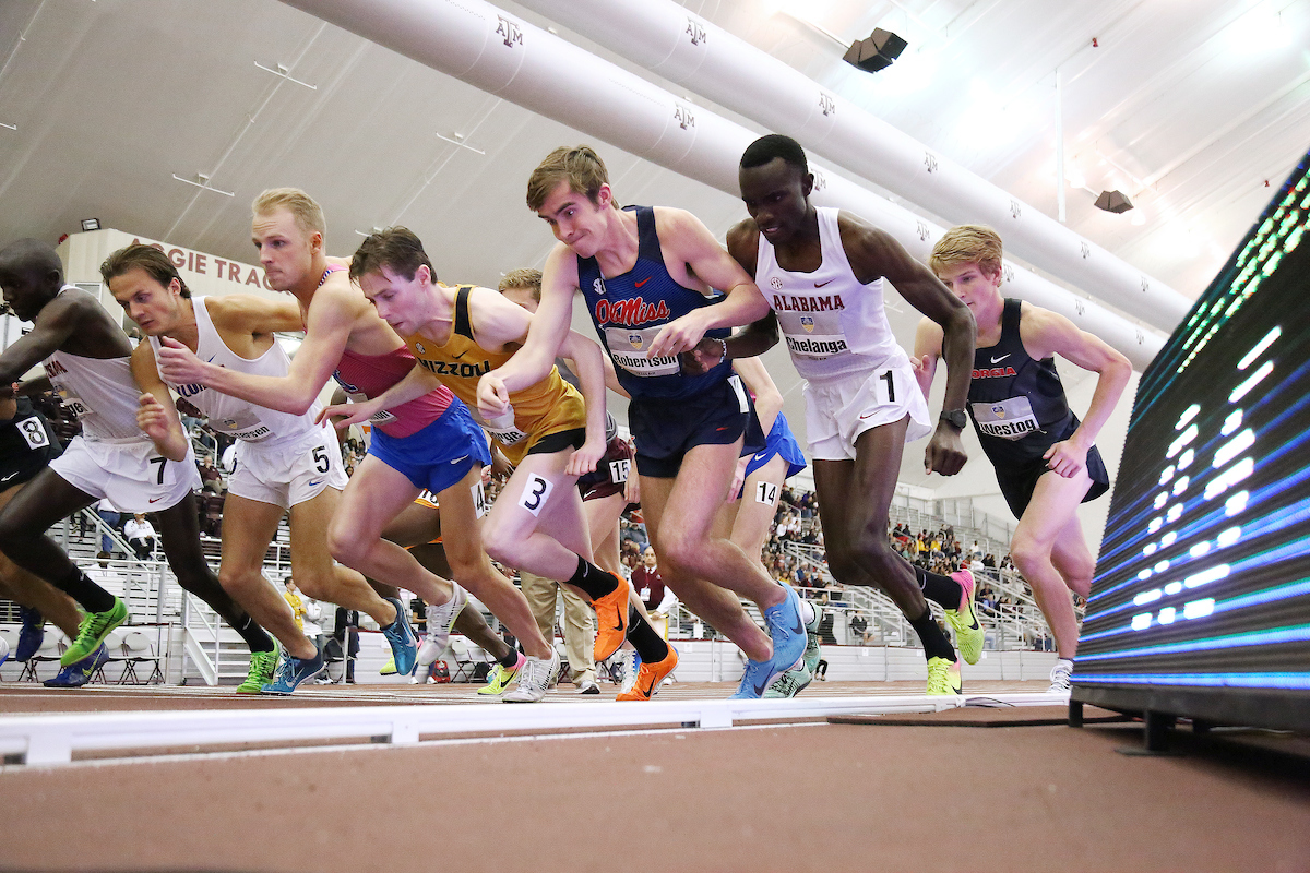 Jacob Thomson.

The University of Kentucky track and field team competes in day two of the 2018 SEC Indoor Track and Field Championships at the Gilliam Indoor Track Stadium in College Station, TX., on Sunday, February 25, 2018.

Photo by Chet White | UK Athletics