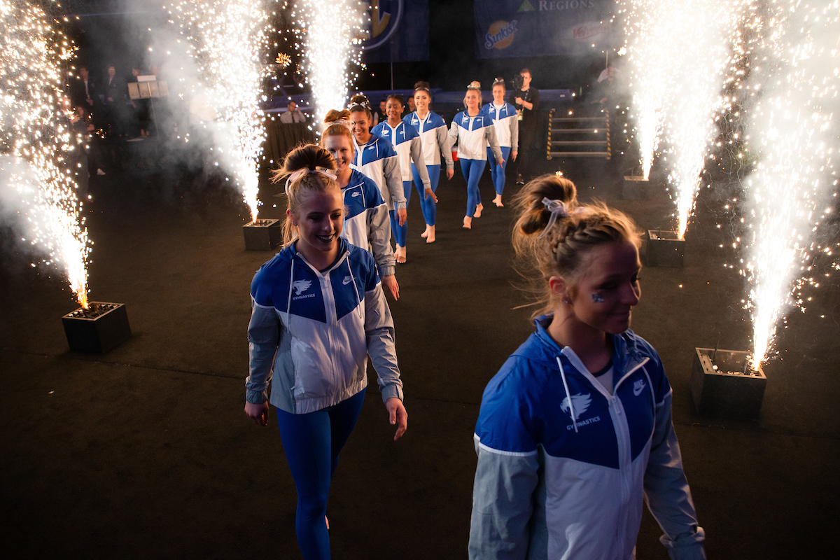 Team.


Gymnastics scores 196.225 at SEC Championship.

 
Photo by Elliott Hess | UK Athletics