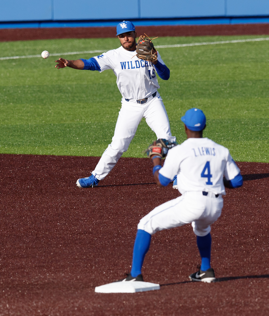 Alex Rodriguez.


Kentucky baseball defeated EKU 7-3 on opening day at Kentucky Proud Park. 

Photo by Elliott Hess | UK Athletics