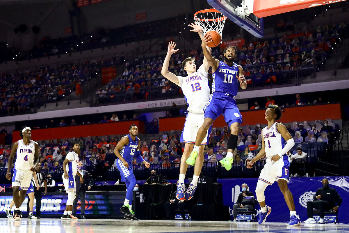 Davion Mintz.

Kentucky beat Florida 76-58 at the O’Connell Center in Gainesville, Fla.

Photo by Chet White | UK Athletics