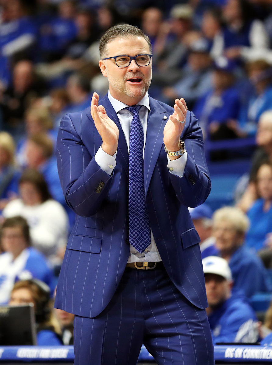 Matthew Mitchell

The UK Women's Basketball team beat Florida 62-51. 

Photo by Britney Howard | UK Athletics