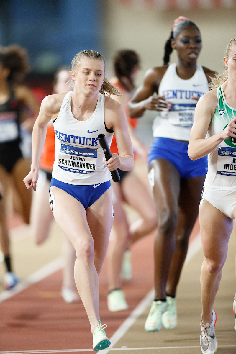 Jenna Schwinghamer.

Day 1 of NCAA Track and Field Championship.

Photo by Elliott Hess | UK Athletics